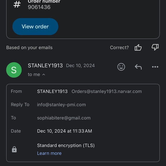 Stanley Tyla Collab Brown and Gold Tumbler with Handle - Picture 5 of 5